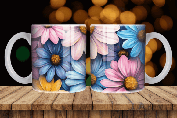 Download Spring Floral Mug Tumbler Wrap - Spring Collection