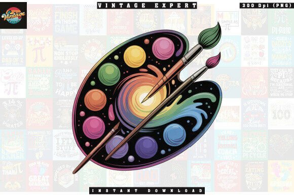 Download Galaxy Theme Cosmic Artist Palette PNG - Galaxy Collection
