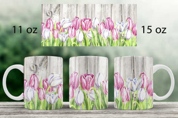 Download Tulips Mug Wraps Spring Floral Mug Subli - Spring Collection