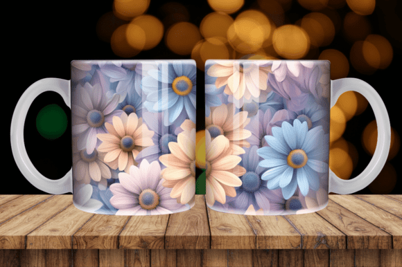 Download Spring Floral Mug Tumbler Wrap - Spring Collection