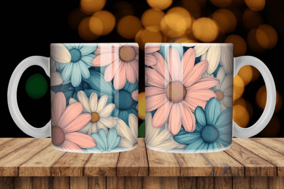 Download Spring Floral Mug Tumbler Wrap - Spring Collection