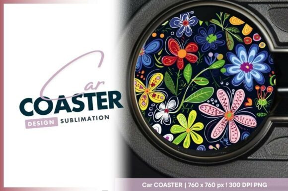 Download Colorful Floral Pattern on a Dark - Premium Resources