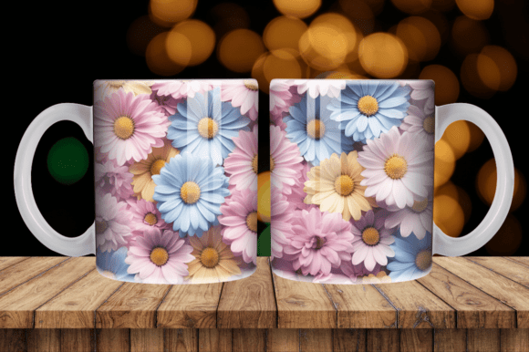 Download Spring Floral Mug Tumbler Wrap - Spring Collection