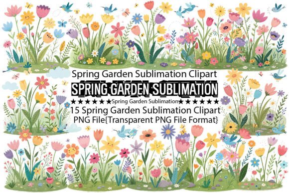Download Spring Garden Sublimation Bundle - Spring Collection